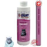Silkypetwash - Kedilere Özel Doğal Kiraz Çiçeği Özlü Şampuan - 250ML