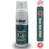 SilkyPetWash - Köpeklere Özel AloeVera Özlü Dış Parazit Karşıtı Kuru Köpük Şampuan - 200ml