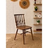 Silla Boncuk Sandalye Ceviz Ahşap Sandalye