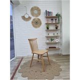 Silla Yıldız Sandalye Naturel Ahşap Sandalye Mutfak Sandalyesi