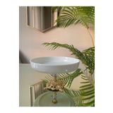 Sillage Home Lüks 24 cm Porselen Ayaklı Salata Kasesi,