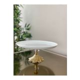 Sillage Home Lüx Ayaklı Sunum Tabağı 26 cm,Ayaklı Servis,Pasta Kek Sunumu