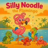 Silly Noodle the Flamingo: A Colorful Flamingo Picture Book for Children: Fun, Friendship, and Silly Neck Twists, Power of Being Different, Ages 3-7