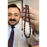 Silmaril Store Doğal Kuka Tespih – Tek Habbe / İki Habbe Püskül Seçenekli – Erkek Hediyelik