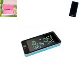 (Silme Emniyet) Kilitli LCD Ekran Silinebilir Dijital Yazı Tahtası Kalemlik (Ebat: 20 cm x 9 cm x 2,2 cm) (Mavi) PRS-3110-M