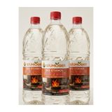 silmogen 3 LT (3×1000 ML) Bio Ethanol Sıvı Şömine Yakıtı