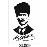 Siluet Desenler Stencil Şablon (21x30) Sl-009