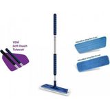Silva Adanzeye Mikrofiber Mop Ikili Set (Kuru - Duvar) - Krem