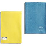 Silva Mikrofiber Araba Yıkama Seti Uzun Ömürlü 2 Adet Kare Şekilli Temizlik Bezi