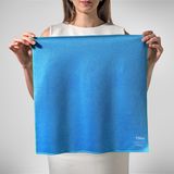 Silva Mikrofiber Tekli Cam Bezi Mavi