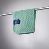 Silva Premium Bulaşık Filesi Balıksırtı Doku 25x25 cm, Mikrofiber Bulaşık Bezi, Az Deterjanla Bol Köpük, Çizmeyen Ovma Gücü, Tencere Tava Cam Porselen İçin, Mint Yeşili