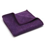 Silva Premium Mutfak Bezi Hasır Doku 30x30 cm, Mikrofiber Temizlik Bezi, Yağ ve Parmak İzini Yaymadan Toplar, Sadece Suyla Temizlik, Tezgah Ocak Çelik Mermer İçin, Mürdüm Moru
