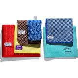 Silva Premium Mutfak Seti Mikrofiber Malzeme ile 6'lı Temizlik Bezi Seti Yüksek Emicilik