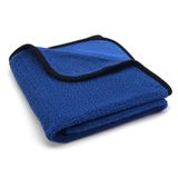 Silva Premium Oto Kurulama Havlusu 50x70 cm - Mikrofiber Araç Kurulama Bezi, Çift Katman Bukle Doku, Süper Emici Araba Kaporta ve Cam Kurutma Havlusu, Çizmez, İz ve Hav Bırakmaz, Gece Mavisi