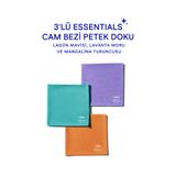 Silva Ultrafiber Essentials 3'lü Cam Bezi Petek Doku (35x35)
