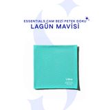 Silva Ultrafiber Essentials Cam Bezi Petek Doku (35x35) Lagün Mavisi