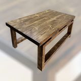 Silva Wood Craft Ahşap Sehpa - ham - yükseklik