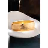 Silvano Jewelry 925 Ayar Gümüş 16.4 Gram Dalgalı Oluk Bilezik