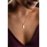 Silvano Jewelry 925 Ayar Gümüş Altın Kaplama İsim Yazılabilen İsimli Kolye