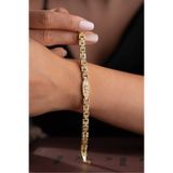 Silvano Jewelry 925 Ayar Gümüş Altın Kaplama Kemer Model Bilkelik