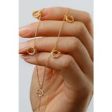 Silvano Jewelry 925 Ayar Gümüş Ay Yıldız Şans Kolyesi