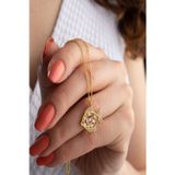 Silvano Jewelry 925 Ayar Gümüş Baget Taşlı Balık Kolye