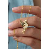Silvano Jewelry 925 Ayar Gümüş Hamile Melek Annem Kolye