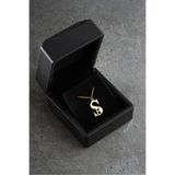 Silvano Jewelry 925 Ayar Gümüş Işıklı Kutuda Harf Kolye
