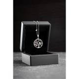 Silvano Jewelry 925 Ayar Gümüş Işıklı Kutuda Hayat Ağacı Baykuş Kolye