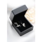 Silvano Jewelry 925 Ayar Gümüş Işıklı Kutuda Peri Kolye Küpe Seti