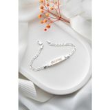 Silvano Jewelry 925 Ayar Gümüş Isimli Çocuk Bilekliği
