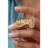 Silvano Jewelry 925 Ayar Gümüş Isimli Kartanesi Kolye