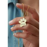 Silvano Jewelry 925 Ayar Gümüş Isimli Pati Kolye