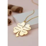 Silvano Jewelry 925 Ayar Gümüş Isimli Yonca Kolye