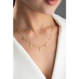 Silvano Jewelry 925 Ayar Gümüş Kelebekli Şans Kolye