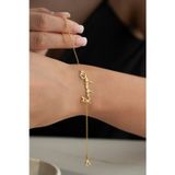 Silvano Jewelry 925 Ayar Gümüş Kişiye Özel Kalpli İsimli Bileklik