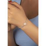 Silvano Jewelry 925 Ayar Gümüş Lotus Çiçeği Bileklik
