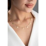 Silvano Jewelry 925 Ayar Gümüş Papatyalı Şans Kolye