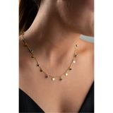 Silvano Jewelry 925 Ayar Gümüş Pullu Nazarlı Şans Kolye