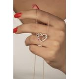 Silvano Jewelry 925 Ayar Gümüş Rose Yıldızlı Anne Bebek Kolye