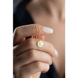 Silvano Jewelry 925 Ayar Gümüş Taşlı Plaka Harf Kolye