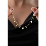 Silvano Jewelry 925 Ayar Gümüş Top Zincirli Şans Kolye
