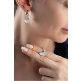 Silvano Jewelry 925 Ayar Gümüş Yelpaze Model Takı Seti