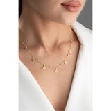 Silvano Jewelry 925 Ayar Gümüş Yıldızlı Şans Kolye