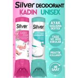 Silver 2'li Kadın Ve Unisex Ayakkabı Deodorantı Ayak Koku Terle Renksiz