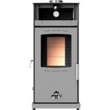 Sılver 8 Kw Kuzine/ Manuel Pelet Ve Odun Sobası / Baba's Stove