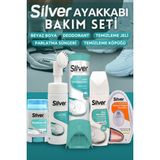 Silver Ayakkabı Bakım Seti - Deodorant - Köpük - Ultra Beyaz Boya - Jel - Sünger