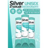 Silver Ayakkabı Deodorantı Koku Önleyici Sprey 100 Ml 3 Adet