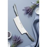 Silver Gray Serisi Mutfak Bıçak Pizza Börek Salata Kıyma Bıçağı Çift Tutma Zırh Mft-965