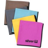 Silver Home 5'li 40x40 cm Premium Mikrofiber Cam Bezi